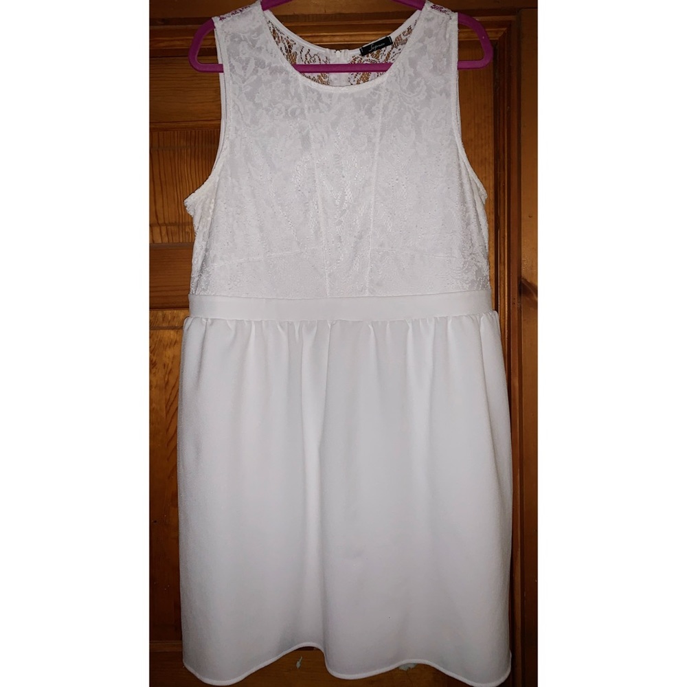 Plus Size White Soprano Dress